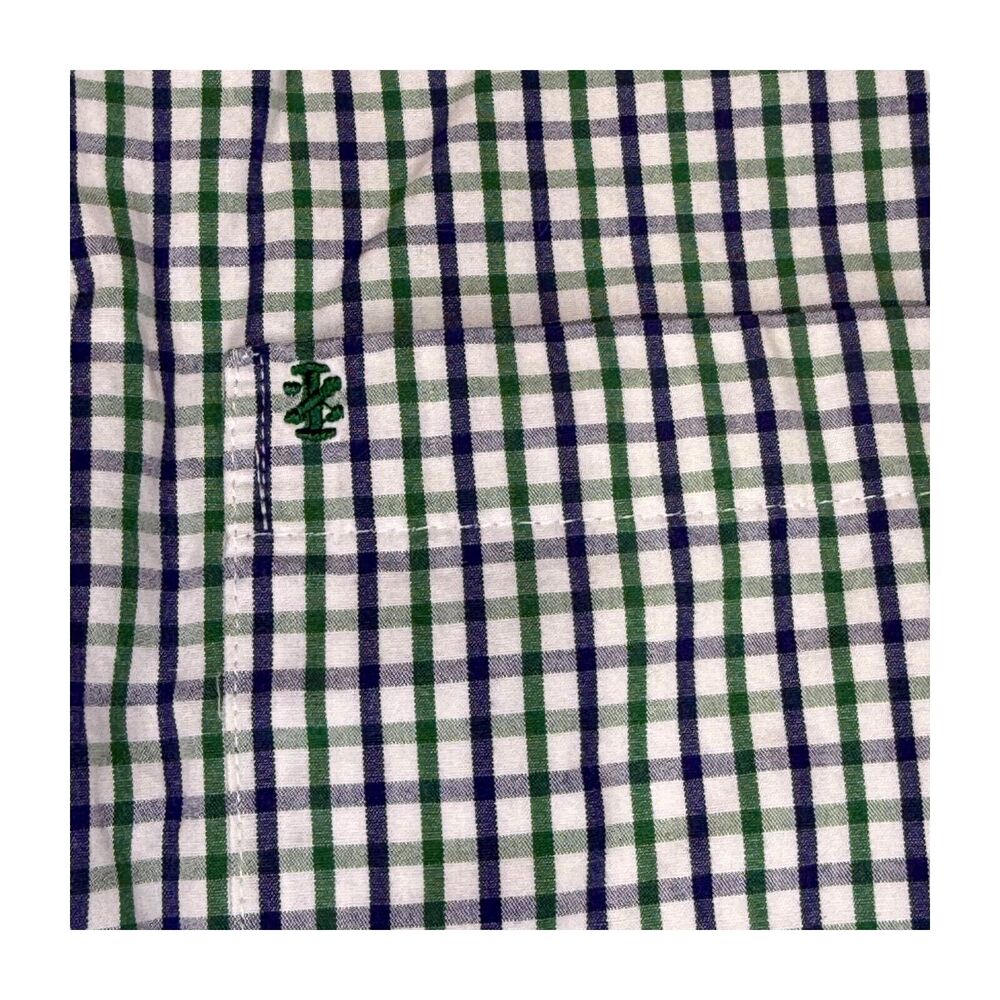 IZOD Shirt Men's XL Multicolor Plaid 100% Cotton Long Sleeve Collared Button-Up - Picture 7 of 9